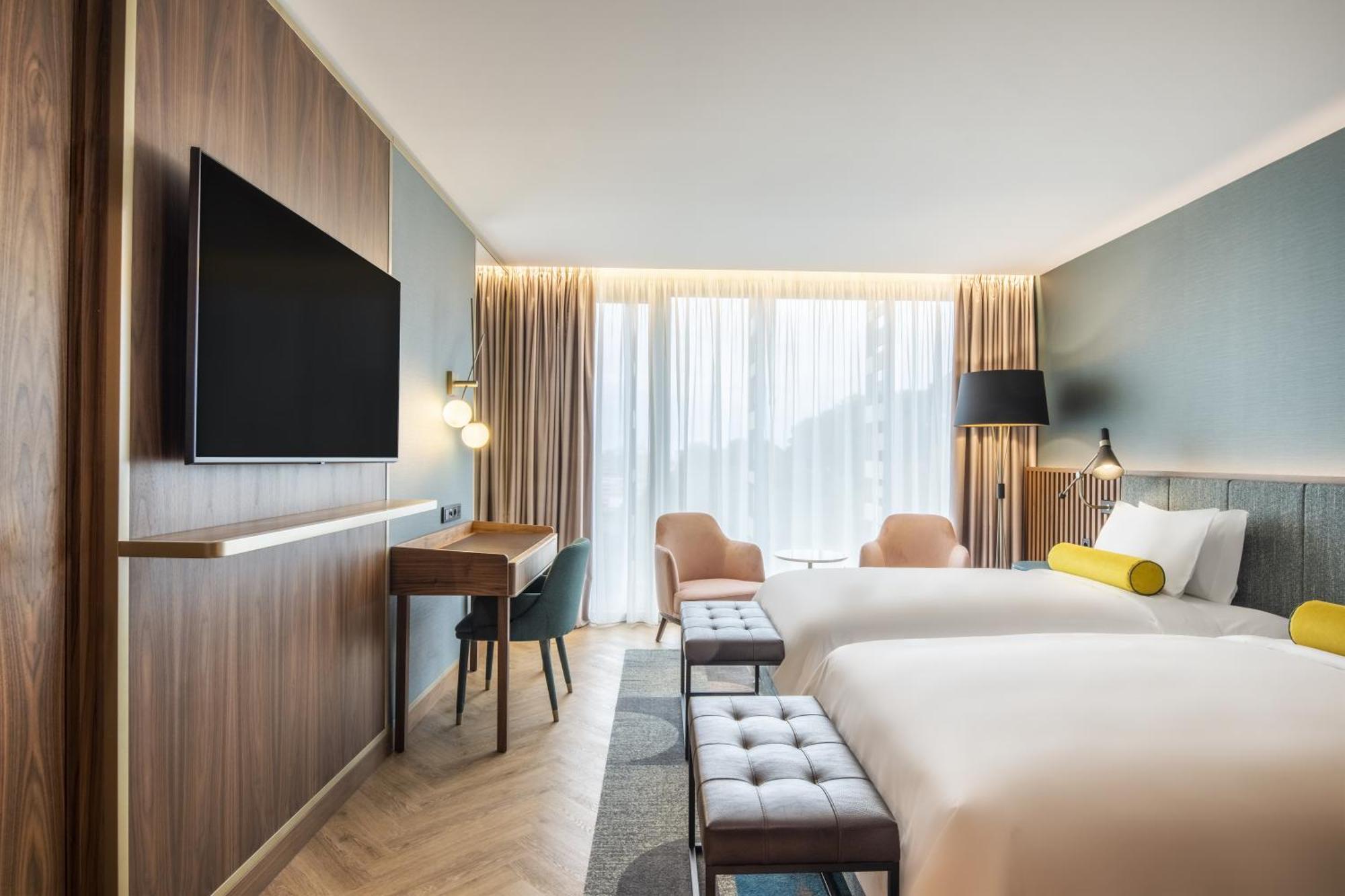 Chambre Lits Jumeaux Deluxe avec vue sur le jardin