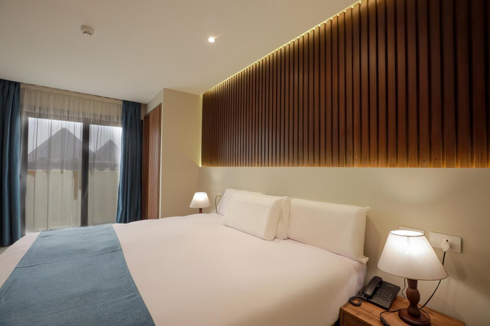 Deluxe Double Room with Pyramids Front View