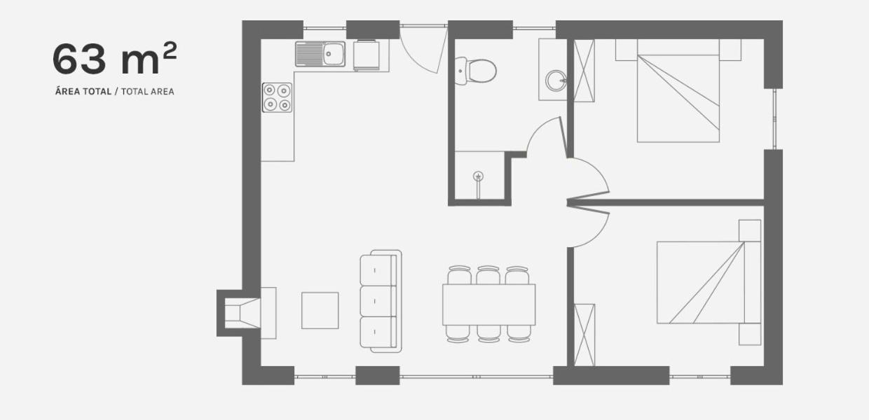Two-Bedroom House