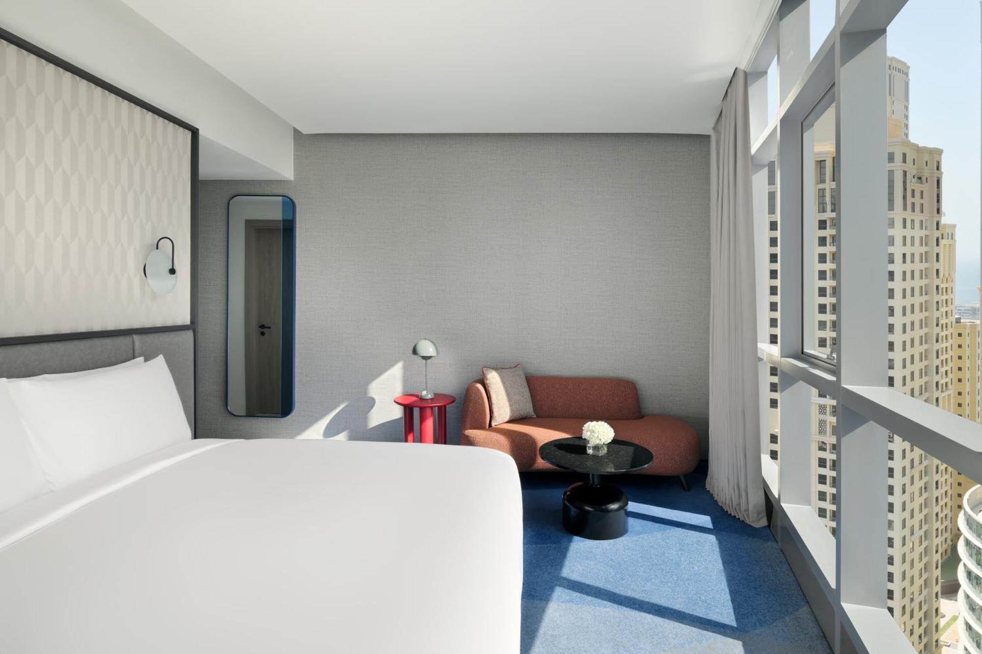 Studio met een Kingsize Bed en een Balkon