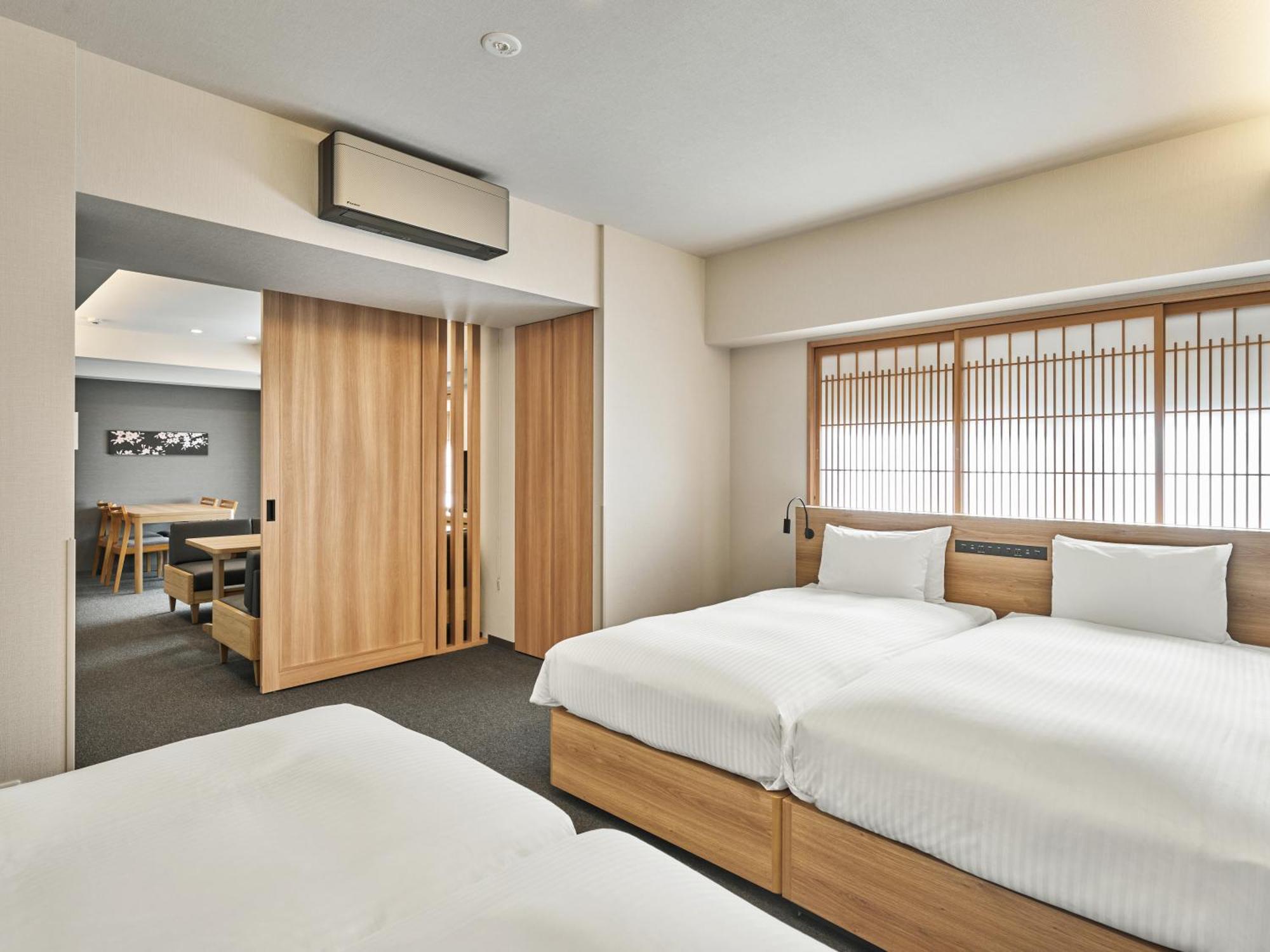 One Bedroom Apartment 4 Single-Beds
