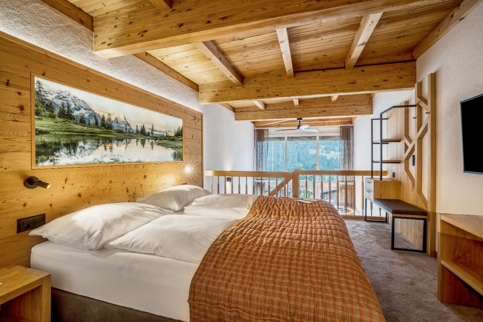 Suite mit Panoramablick auf den Eiger