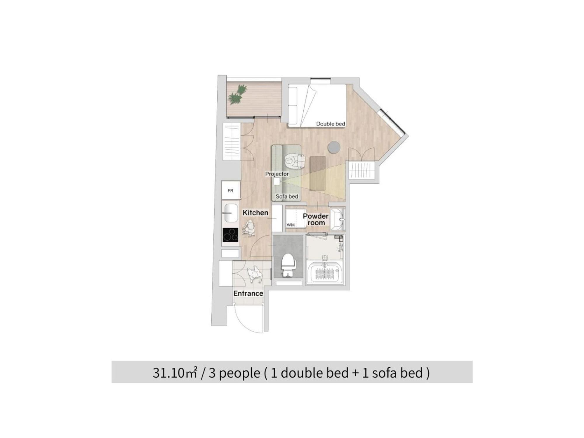 Moderate Theater 2 Beds