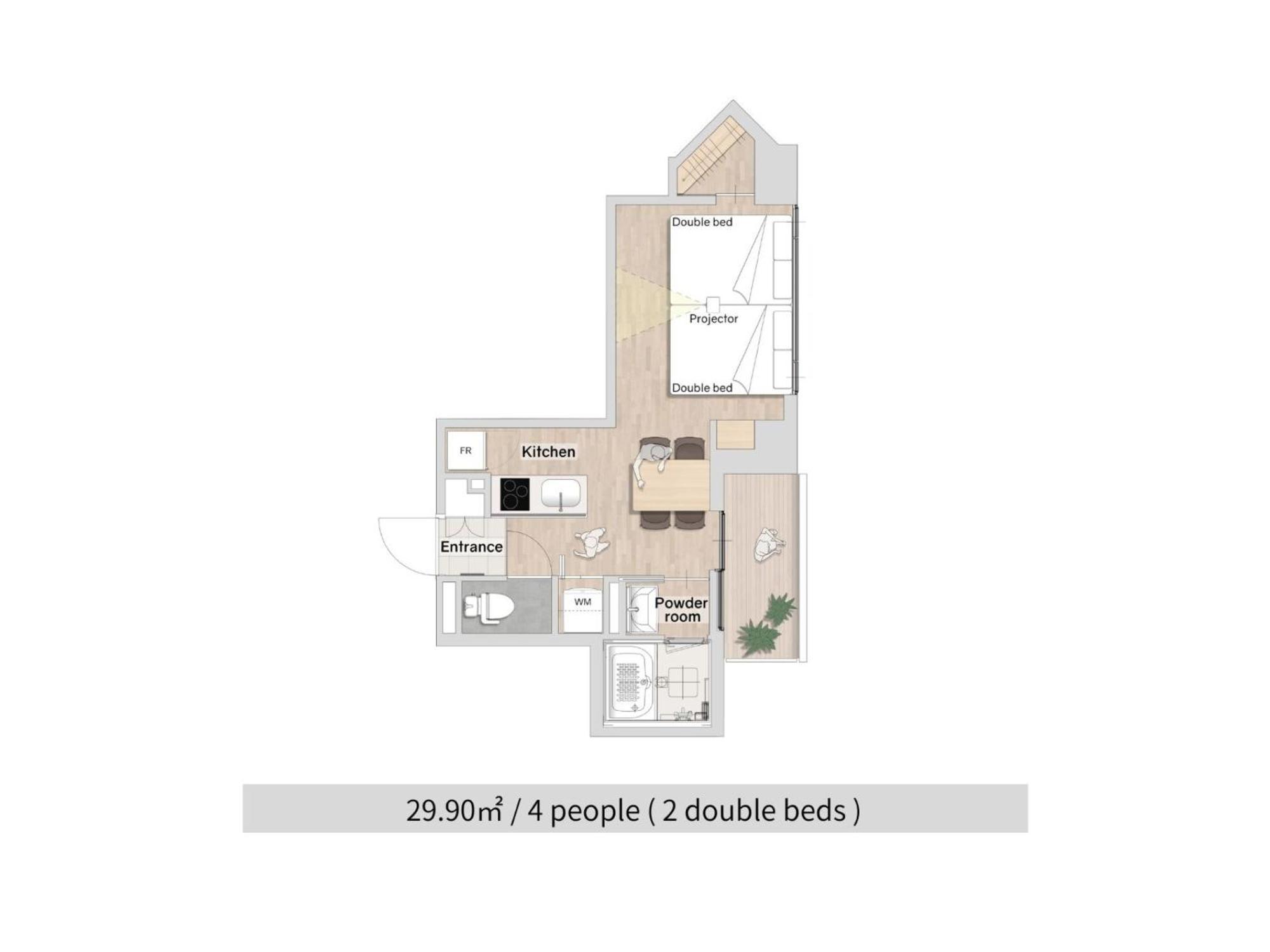 Moderate Theater 2 beds A
