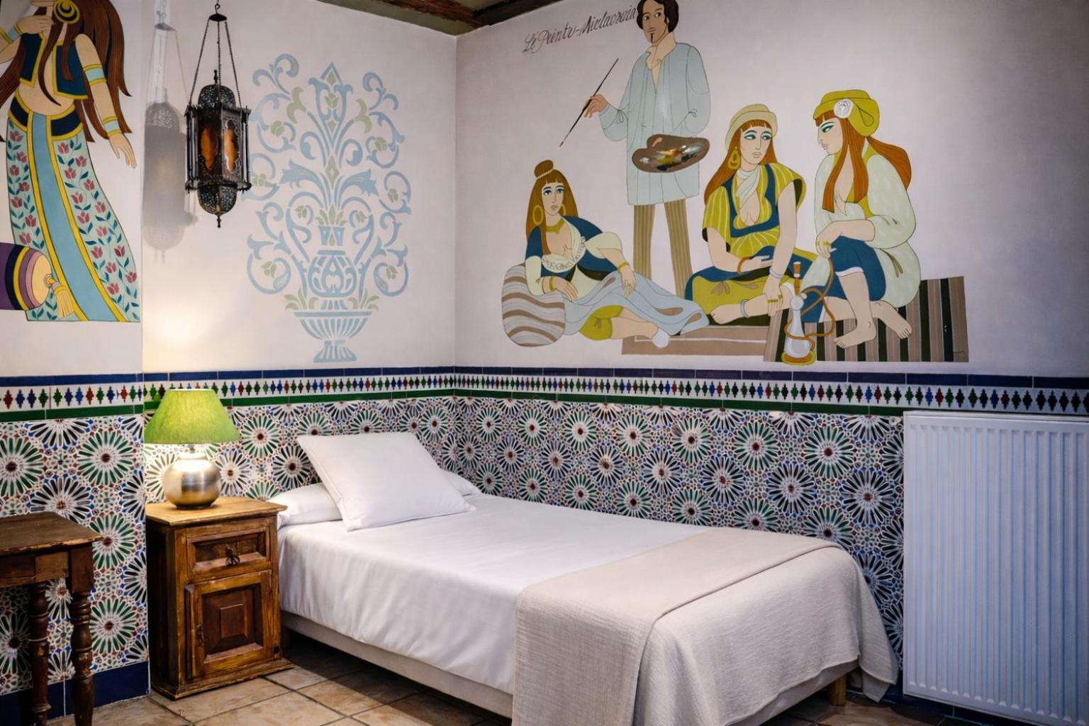 Chambre Lits Jumeaux avec Salle de Bains Privative