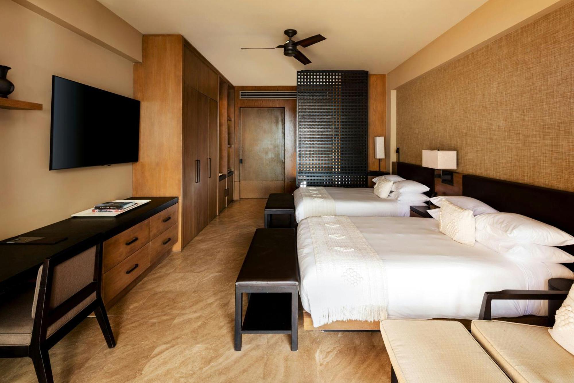 Deluxe Double Room Two Double Beds Ocean View
