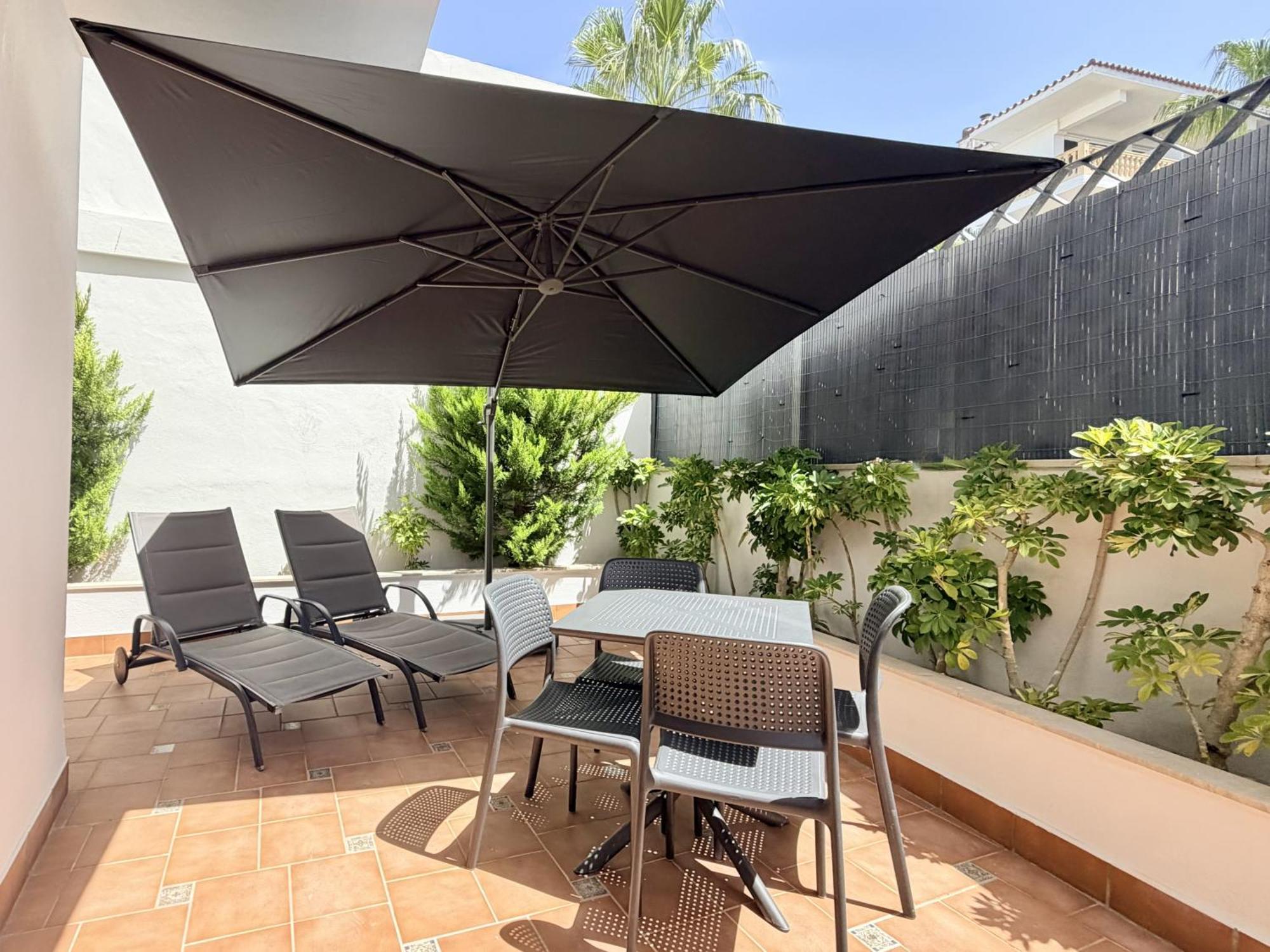 One-Bedroom Apartment courtyard