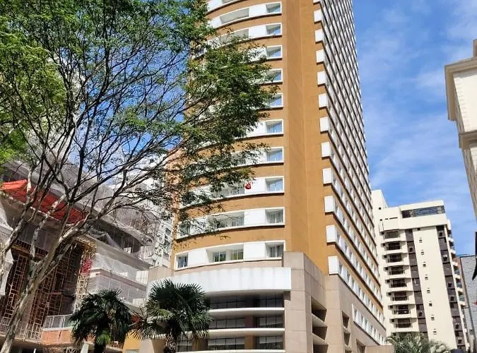 Elegant Flat Internacional Plaza-Garagem E Piscina Hotel São Paulo
