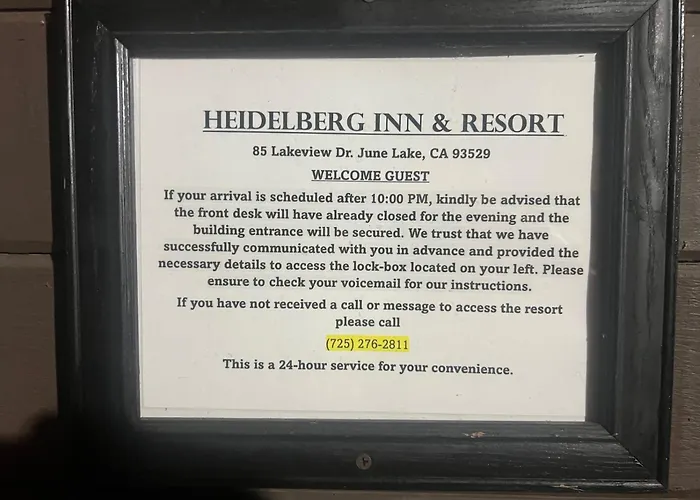 Heidelberg Inn & Resort June Lake